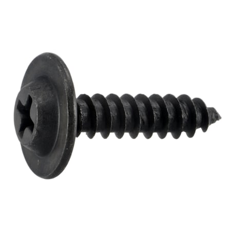 Midwest Fastener Sheet Metal Screw, #10 x 3/4 in, Black Steel Flat Head Phillips Drive, 15 PK 39632